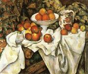 Paul Cezanne Nature morte de pommes dt d'oranes oil painting on canvas